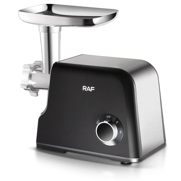 RAF Black 1000W Heavy Duty Meat Grinder