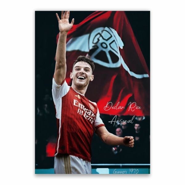 Declan Rice Arsenal Poster - A1