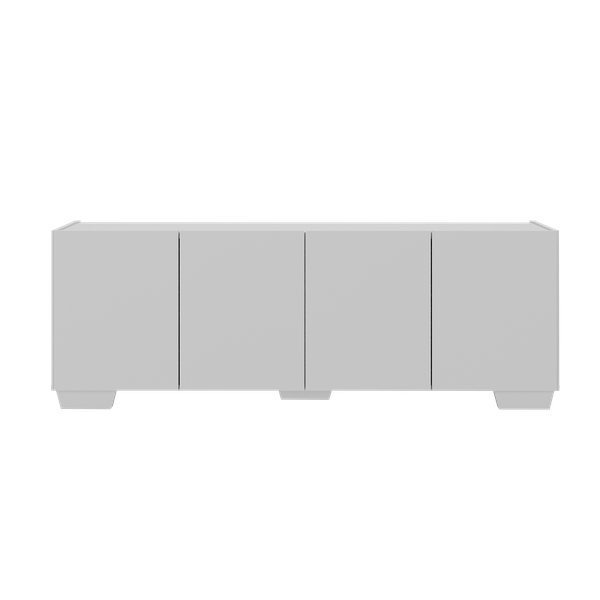 4 Door TV Stand - Modern TV Unit Storage Cabinet for Living Room