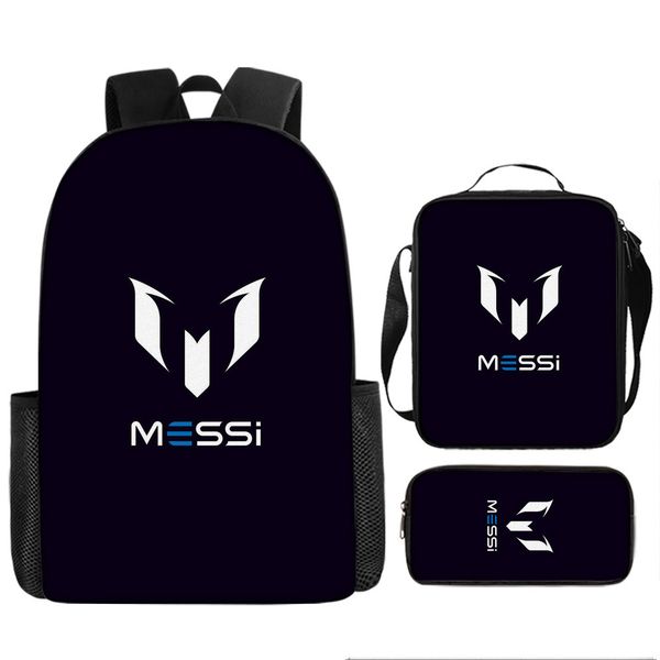Bag, Lunch Box, Pencil Case Messi image