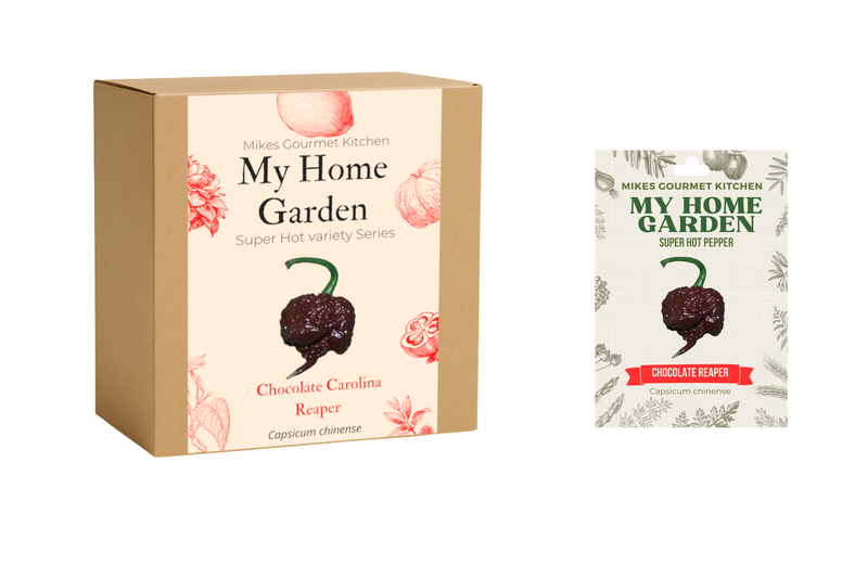 Chilli Grow Kit Complete - Chocolate Carolina Reaaper + Seed pack