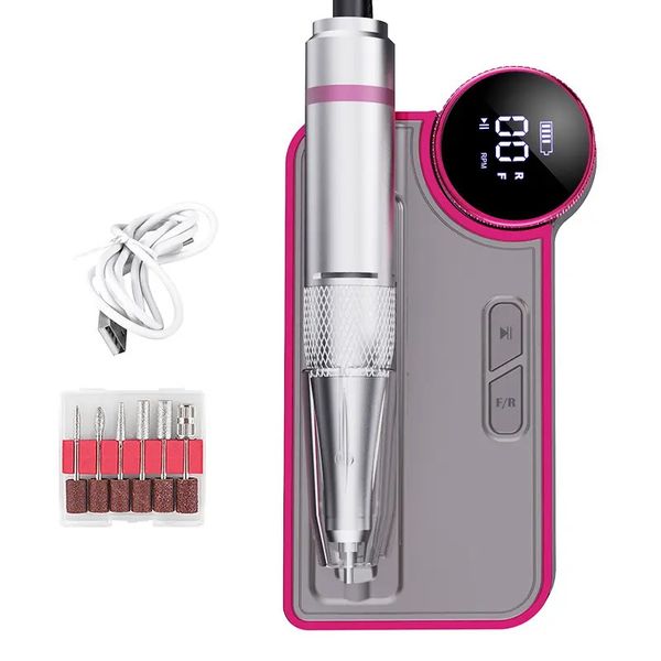 50W nail drill rechargeable portable electric nail drill 35000rpm