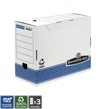 Bankers Box 105mm Archive Box Stackable Fast Fold and Easy