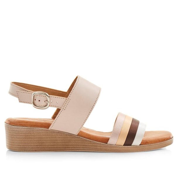 Green Cross GX&amp;Co Double Strap Satin Wedge Sandal 52200
