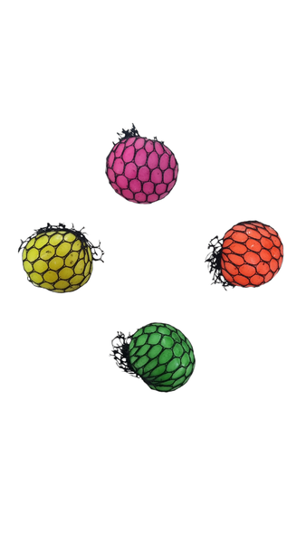 Kids-Up Stress Relief Squeeze Pressure Balls Mesh Squishy Balls Pack