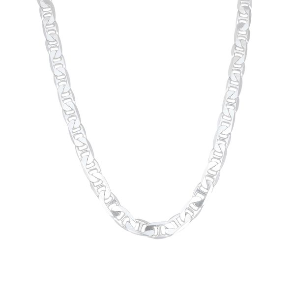9,5mm X 550mm Gucci Link Silver Chain