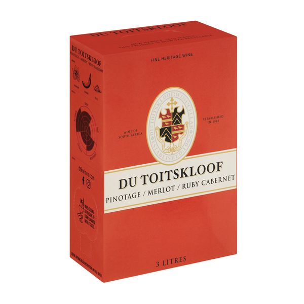 Du Toitskloof - Pinotage/Merlot/Ruby Cabernet (1 x BIB 3000ml)
