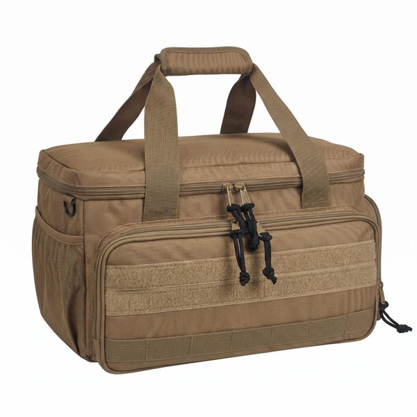 14-Inch Heavy-Duty Canvas Tool Bag Organizer with Adjustable Shoulder Strap