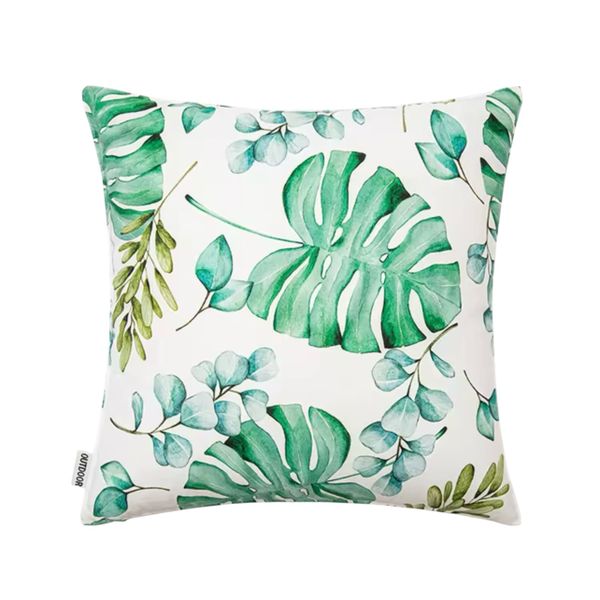 Pale Tropical Plush Luxury Continental Scatter Cushion Cover - 60cm x 60cm