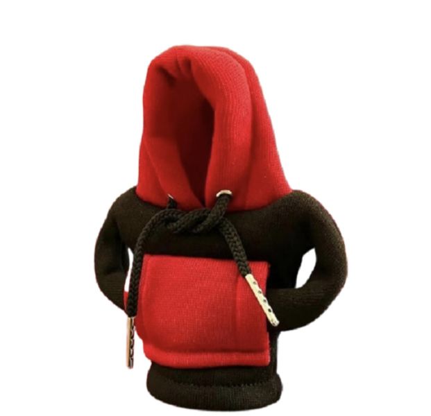 Universal Gear Knob Hoodie Black And Red image