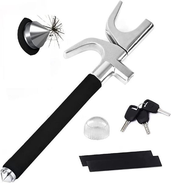 JG68 Car Steering Wheel Lock With Hammer Head