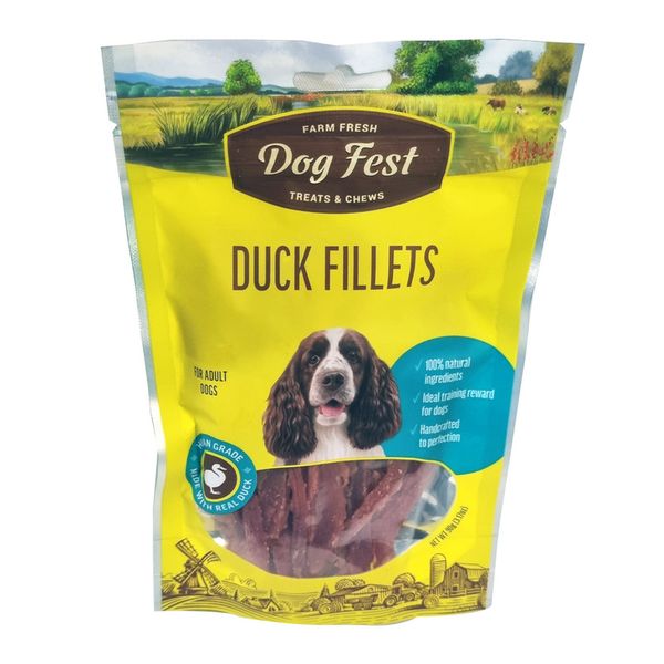 Dog Fest Duck Fillets 90g for Adult Dogs