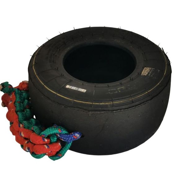 Big Boy Tyre With Rope Dog Tug Toy