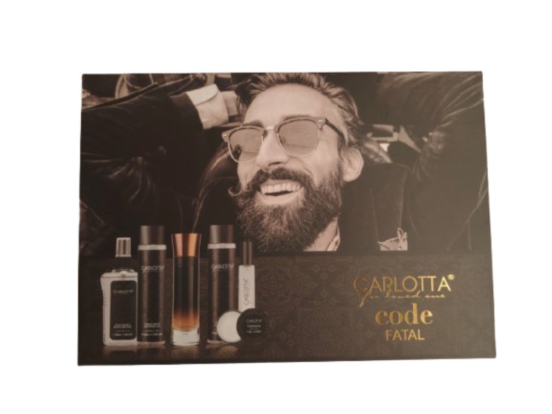 Men's Luxury 6 Piece Perfume Gift Set-Carlotta Code Fatal