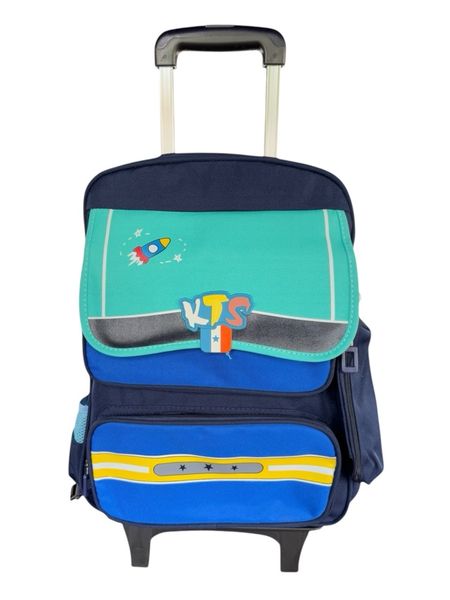 Trolley Backpack For Kindergarten Students Blue