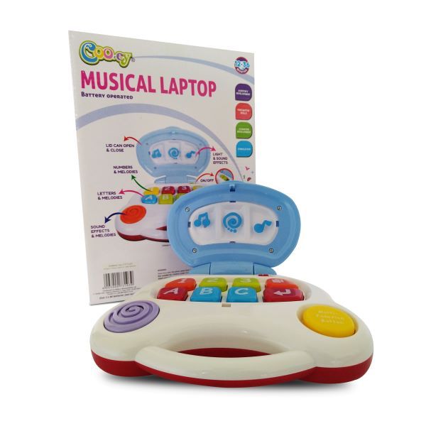Cooey Toddler-Baby Educational Musical Laptop Educational Toy for Toddlers
