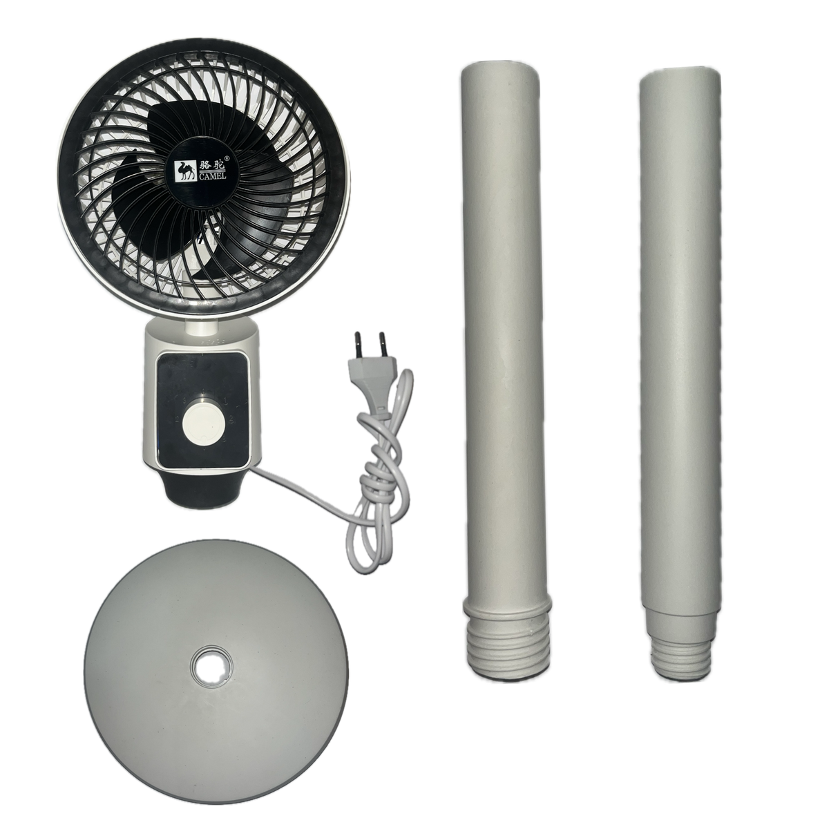 Camel Desk and Standing Electrical Fan - Quiet & Powerful - Work, Sleep Fan