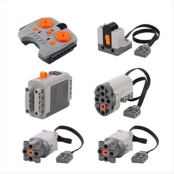 Power Function Set L Motor Servo Motor Battery Box IR Speed Remote Control