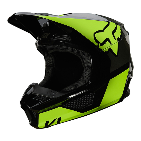 Fox V1 Revn Flo Yellow Helmet