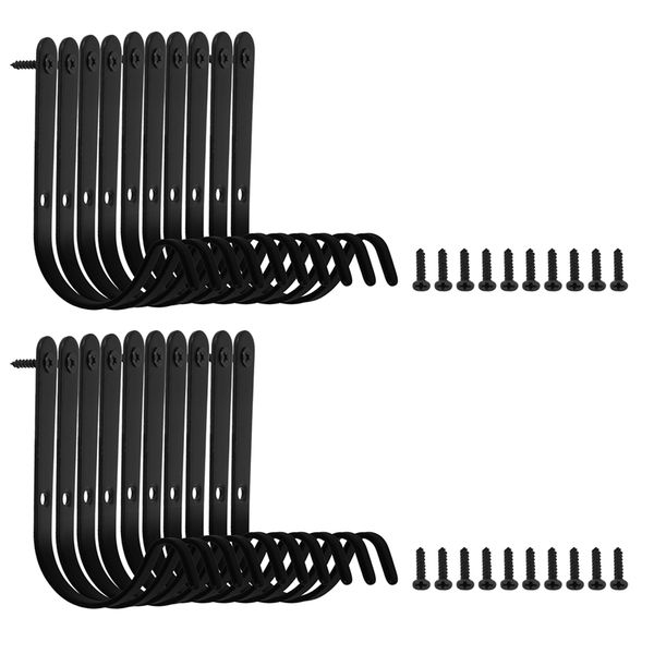10 Pcs Iron Wall Hooks Outdoor Decorative For Hanging Plant Hooks
