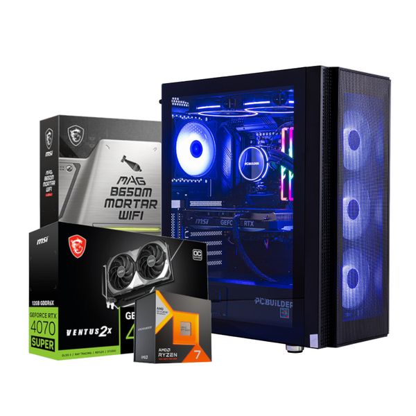 PCBuilder Ryzen 7 7700X TACTICIAN Windows 11 Gaming PC