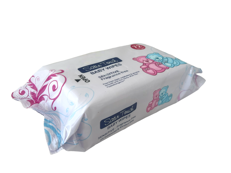 Satin Touch Baby Wipes Unfragranced
