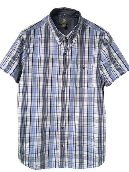 Timberland Pelham Check Shirt Navy For Men