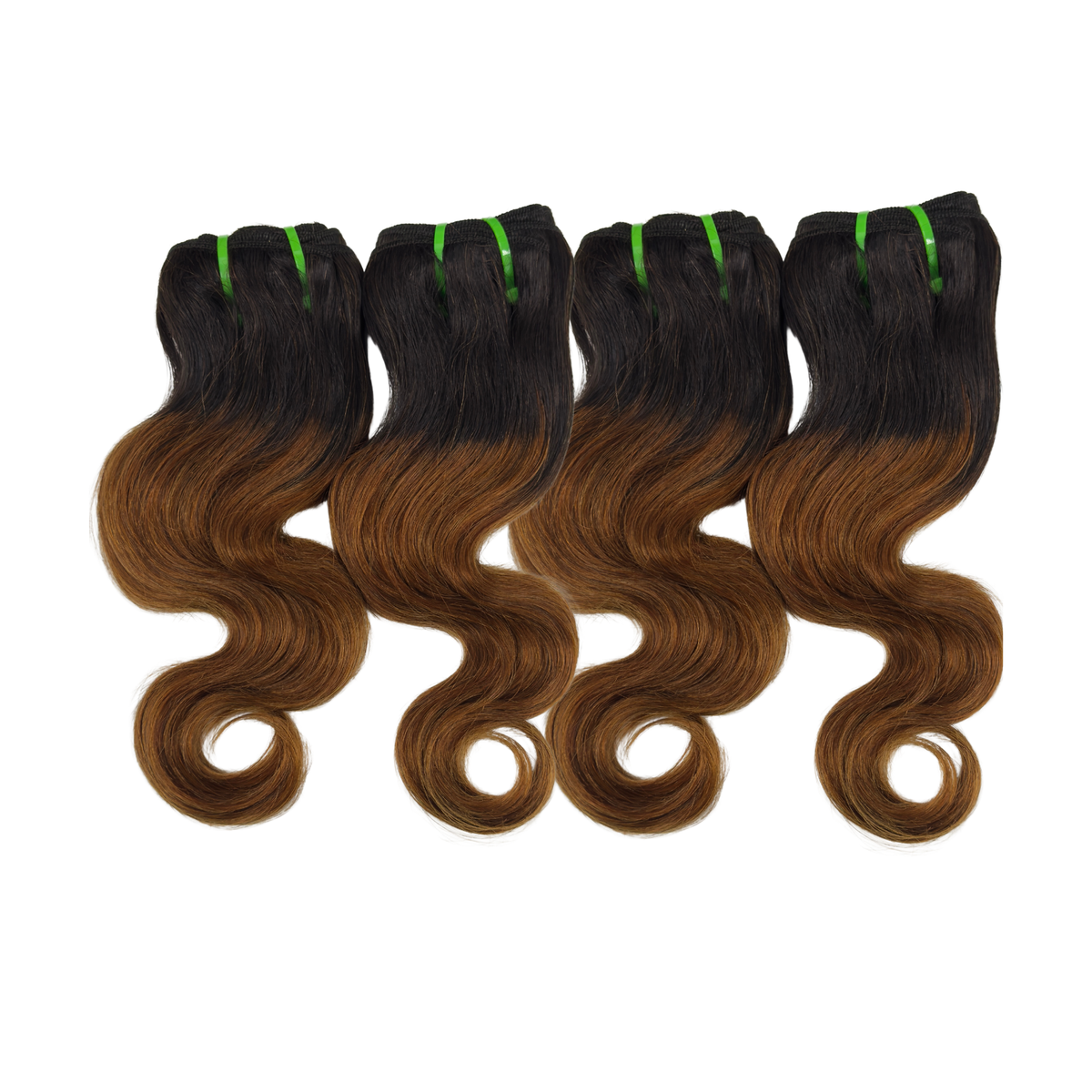 Black and Brown Ombre Bundle Human Hair Body Wave Hair T1b/30 4 Bundles ...