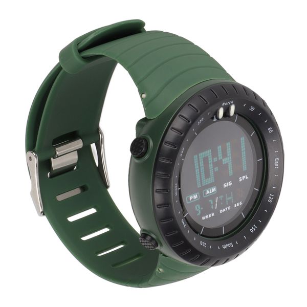HZ500 Digital Watch Green Waterproof