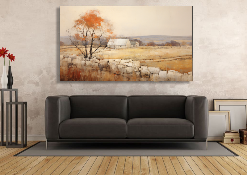 Canvas Wall Art - Rural Reverie - HC1227