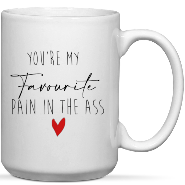 You're My Favourite Pain Anniversary Valentine Birthday Christmas Gift Mug