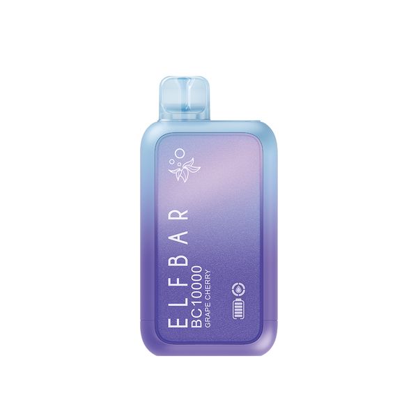 Elf Bar 10000 Puffs Disposable Vape - Grape Cherry - 2 Pack
