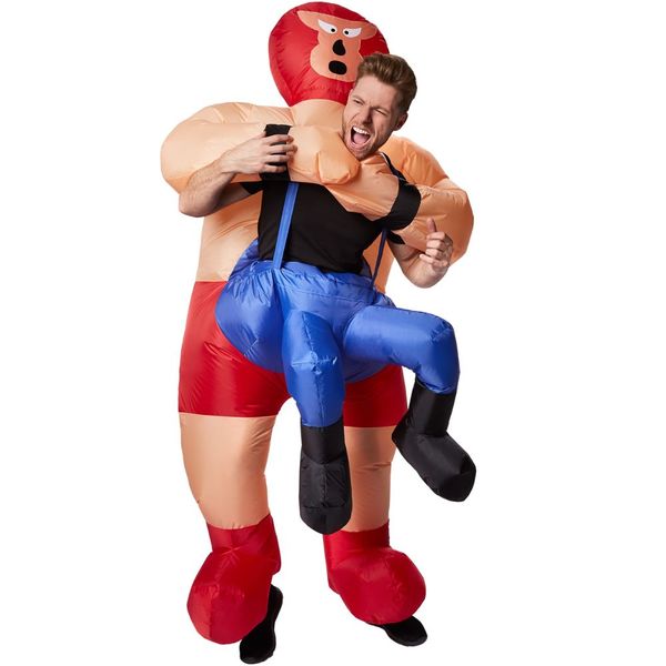 Inflatable Wrestler Carry-me Costume