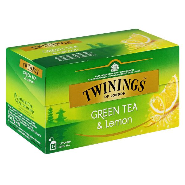 Twinings - Green &amp; Lemon Tea Envelope 25's