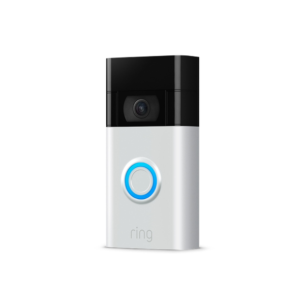 Ring Video Doorbell 2nd Gen | 1080p HD Video | Satin Nickel