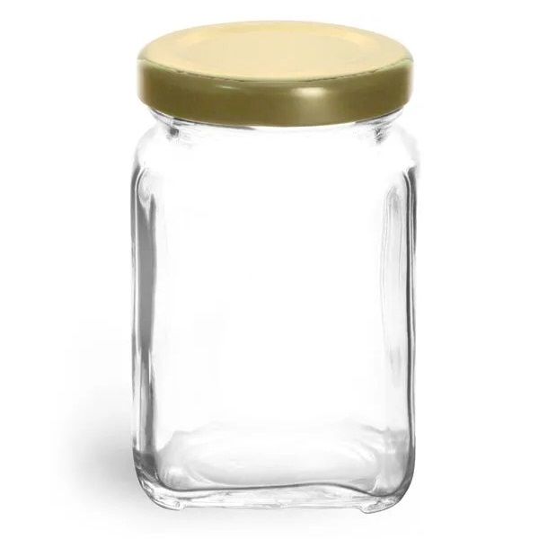 SPICE JAR 250ML SQUARE 6PCS - KITCHEN ESSENTSILS -Crockery Centre