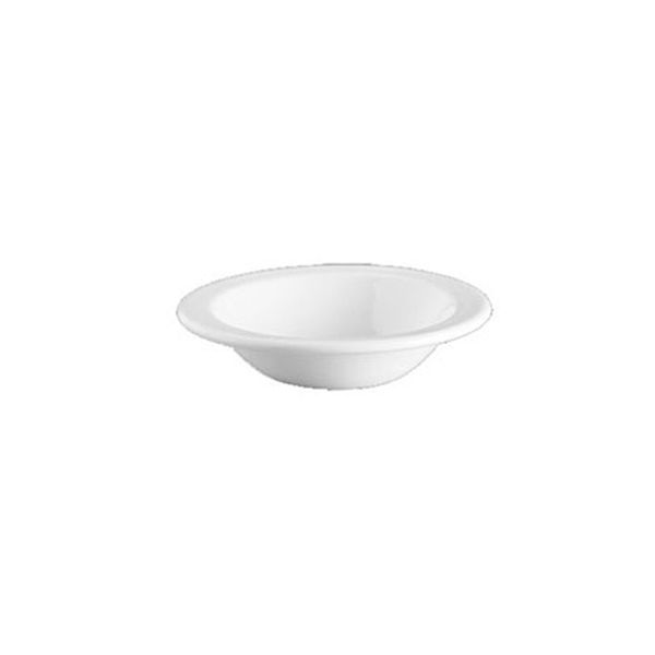 Fortis Prima White Narrow Rimmed Dessert Bowl 24 Pieces