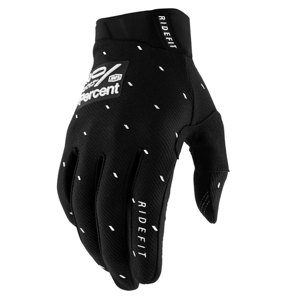 100% RideFit Slasher Silver Gloves