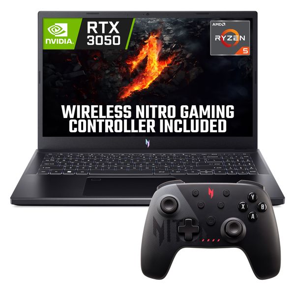 Acer Nitro V15 AMD Ryzen 5-7535HS 16GB 512GB SSD RTX 3050 Gaming Laptop