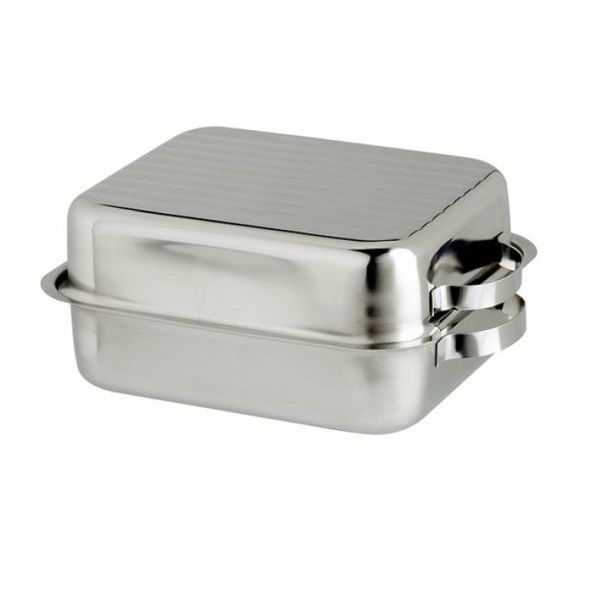 Roaster Double Stainless Steel Kitchen Essentials/Outdoor Essentials