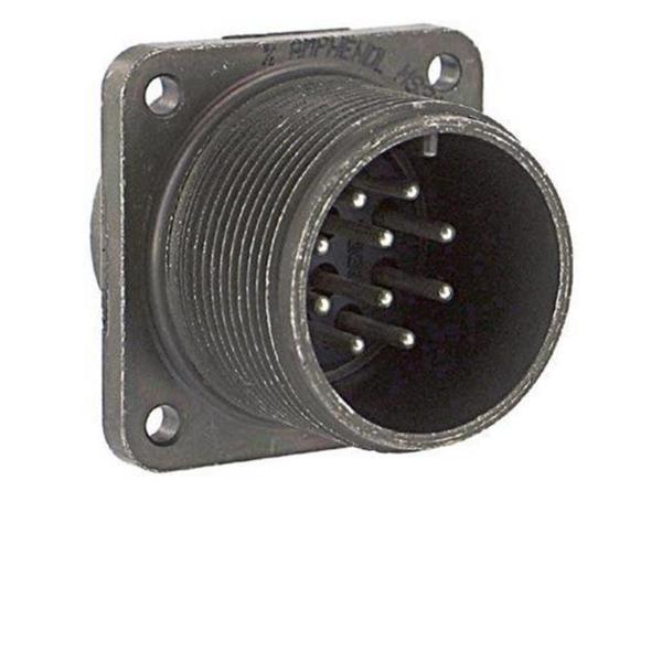 XY3102A-18-1P: MIL-DTL-5015 Square Flange Male Circular Connector