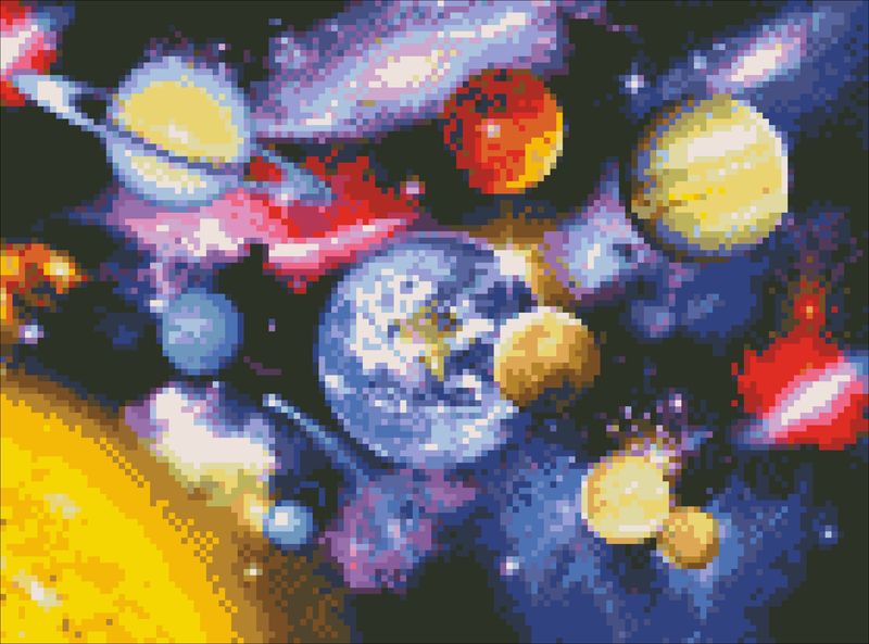 Iconix 5D DIY Diamond Painting by Numbers | Cosmic Connection