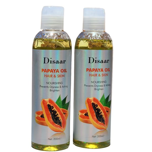 Disaar Papaya Oil Hair &amp; Skin ( 2 x 200ml)