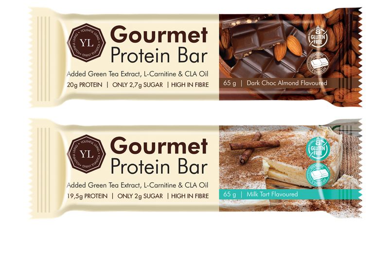 Gourmet Protein Bar - Dark Choc &amp; Milk Tart | 65g (6-Pack) | YL