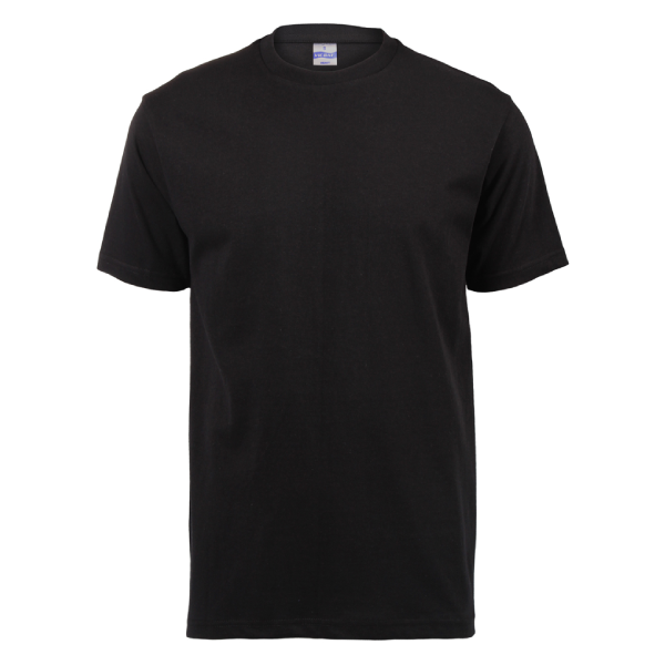 Crew Neck T-Shirt - Promotional Heavyweight T-Shirt Promo - Black ...