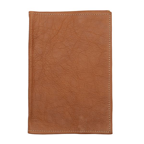 Genuine Leather A5 Book Cover - Brown