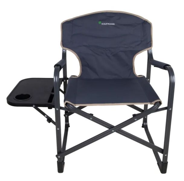 Kaufmann Directors Chair Aluminium With Table - 3 Pack