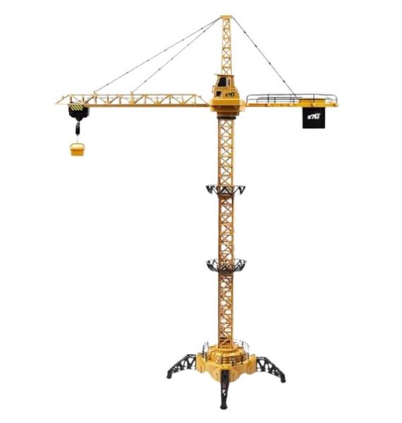 2.4G Engineering Construction Alloy Tower Crane Toy 1:8 Scale 1.4meters
