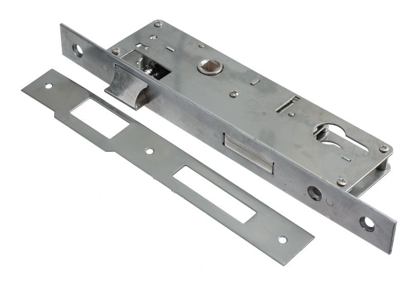 Stainless steel narrow style latch lock