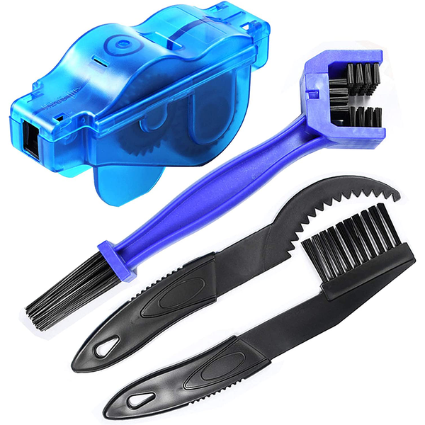 4 Piece Bicycle Cleaner Portable Bike Chain Cleaning Tool Set